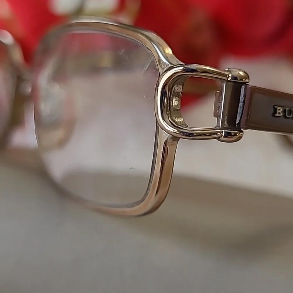 Vintage Burberry Frames Prescription eyeglasses B 1015 1011 preowned Gold Brown